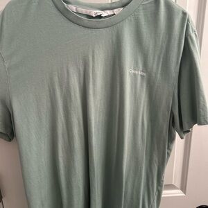 Calvin Klein Green Short Sleeve Tee